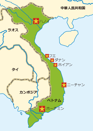 ベトナム地図